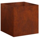  Vrtna saksija Rđa 25 x 25 x 25 cm Otporni čelik - Otporni čelik 25 x 25 x 25 cm 1 | shoptok.hr
