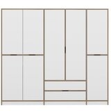 Hanah home Ormar Elina 232x208x52cm Bijelo-bež | Eponuda.ba