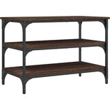  Klupa za cipele boja smeđeg hrasta 70x38 5x49 cm drvena | shoptok.hr