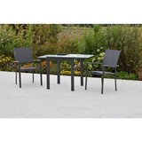 Gardenson Vrtni Set Milano, 3-delni, Raztegljiva Miza | Shoptok.si