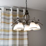 Luster na lancu RETRO II 5xE27/60W/230V crna patina | Eponuda.com