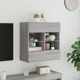  Zidni TV ormarić s LED svjetlima boja hrasta 58,5x30x60,5 cm | shoptok.hr
