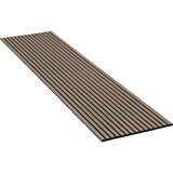  akustična stenska obloga hrast siva na akustičnem filcu črna 240 cm | Shoptok.si