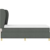  Krevet s opruga kutije Tamno siva 190 x 90 cm tkanina | shoptok.hr