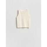 Reserved Pleteni top - boja kože | shoptok.hr