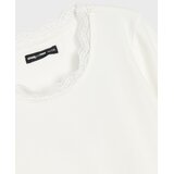 Sinsay Pamučna bluza s čipkastim obrubom | shoptok.hr