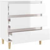  Komoda sjajna bijela 60 x 35 x 70 cm od konstruiranog drva | Eponuda.ba