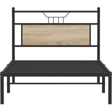  Okvir kreveta bez madraca boja hrasta sonome 107x203 cm drveni | shoptok.hr