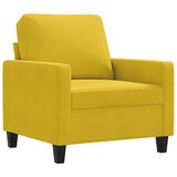  Fotelja žuta 60 cm baršunasta | Shoptok.si