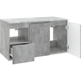  Set namještaja za kupaonicu 2 kom. Betonska siva 62,5 x 44,5 x 50 cm | shoptok.hr