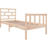  Za krevet od borovine 75 x 190 cm 2FT6 mali jednokrevetni | shoptok.hr