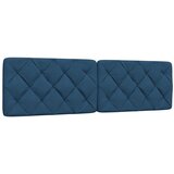 Maison Chic posteljno vzglavje - vzglavna omarica - vzglavna stranica modra 180 cm blago, (21703952) | Shoptok.si