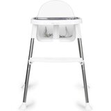 ECO TOYS hranilica za bebe 2U1 sa postoljem i pojasevima white ecotoys | ePonuda.com