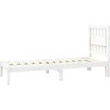  Okvir za krevet od borovine bijeli 75x190 cm 2FT6 jednokrevetni | shoptok.hr