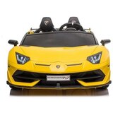 Lamborghini Aventador SX2028 otroški električni avtomobil 12 V, EVA kolesa in daljinski upravljalnik – rumen | Shoptok.si