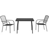  3-dijelni vrtni blagovaonski set antracit čelični | shoptok.hr
