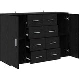  Komode s ladicama Corona 2 pcs Crni hrast 59 x 39 x 80 cm | shoptok.hr