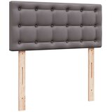  Otomanski krevet s madracem sivi 90x190cm umjetna koža | shoptok.hr