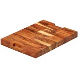 vidaXL Deska za rezanje 42x30x4 cm trden akacijev les | Shoptok.si