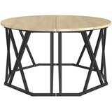  Kava Stol Sonoma hrast 80 x 80 x 42 cm Inženjerska drva i čelik | Eponuda.ba