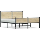 Metalni okvir kreveta s uzglavljem i podnožjem 137 x 190 cm | shoptok.hr
