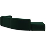 Makamii Temno zelen žameten ležalnik (levi kot) Ekahi – | Shoptok.si