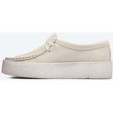 Clarks Originals Škornji Wallabee Cup Bela | Shoptok.si