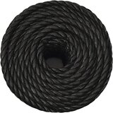  Radno uže crni 6 mm 250 m od polipropilena | shoptok.hr