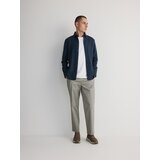 Reserved - Obična slim fit košulja - mornarsko plava | shoptok.hr