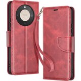 AVIZAR Denarnica ovitek za Honor Magic 8 Lite retro slog s stojalom, Rdeča, (5000189505) | Shoptok.si