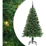 vidaXL Umestno božično drevo Zelena 150 cm PVC, jeklo in plastika | Shoptok.si