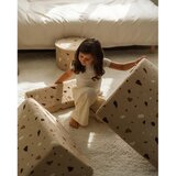 Wigiwama Svetlo rjav otroški fotelj iz tkanine bouclé/iz šenilje Terrazzo Moon – | Shoptok.si