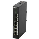 Dahua PFS3206-4P-96 PoE switch (3x 10/100(PoE+/PoE) + 1x gigabit(HighPoE/PoE+/PoE) + 2x SFP uplink, 96W, 53VDC) | shoptok.hr