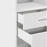  Visoka komoda bijela 40 x 42,5 x 124 cm od konstruiranog drva | Eponuda.ba