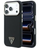 SAS CG MOBILE Maska Guess Kevlar Triangle Logo MagSafe za iPhone 17 Pro Max / 18 Pro Max crna | Eponuda.com