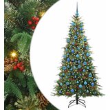  Umjetno božićno drvce s nogom s stalakom Zelena 180 cm PE i PVC | shoptok.hr