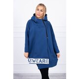 Kesi Insulated denim sweatshirt with zipper Cijene