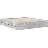  Konstrukcija postelje s predalom Betonsko siva 180 x 200 cm, (5000121494) | Shoptok.si