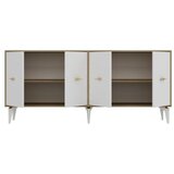 Hanah home konzolni sto sinta, 180x82.6x35 cm, beli Hanah home konzolni sto sinta, 180x82.6x35 cm, beli Slike