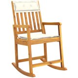 The Living Store gugalni stol z blazinami trden akacijev les - gugalni stol, (21421193) | Shoptok.si