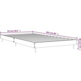  Za krevet smeđi hrast 90 x 200 cm od konstruiranog drva | shoptok.hr