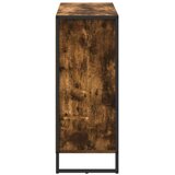 vidaXL Pomoćni ormarić Dimni hrast 96,5 x 30 x 75 cm Konstruirano drvo | shoptok.hr