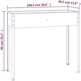  Vrtna sadilica antracit 100,5 x 40,5 x 90 cm pocinčani čelik | Eponuda.ba