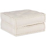 vidaXL Modularni puf kremast 70x70x36 Tkanina | Shoptok.si