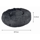 Love Story temno siva postelja za pse ø 75 cm | Shoptok.si