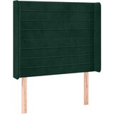  box spring s madracem LED tamnozeleni 80 x 200 cm baršun | shoptok.hr