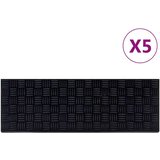 vidaXL Gazišta za stepenice 5 kom 25 x 75 cm gumena | shoptok.hr