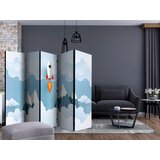 Artgeist PARAVAN 225/172/3 cm bela, svetlo modra | Shoptok.si