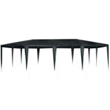 vidaXL Šotor za zabave Zeleni 8x4 m PE | Shoptok.si