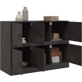 vidaXL Komoda crna 99 x 39 x 73 cm čelična | shoptok.hr